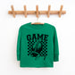 Retro Football Game Day | Toddler Graphic Long Sleeve Tee