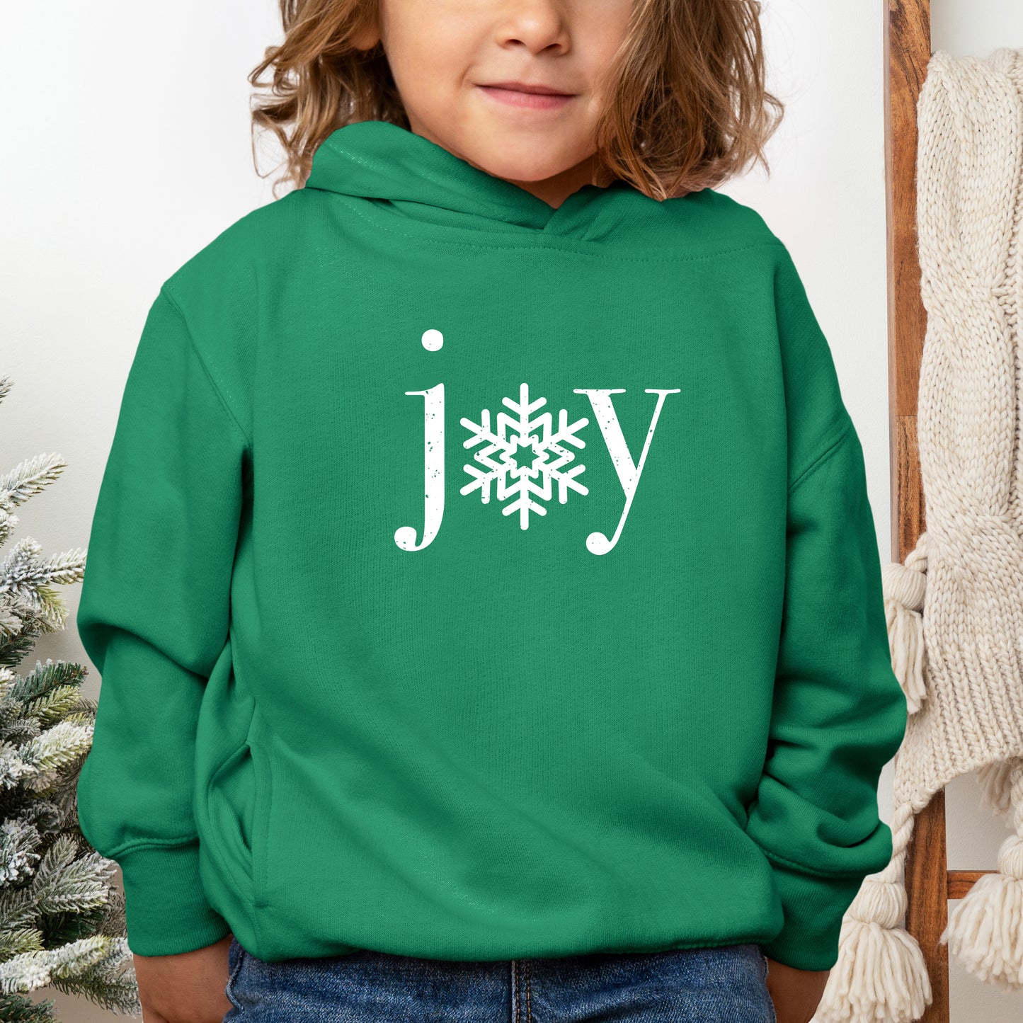 Joy Snowflake | Toddler Graphic Hoodie