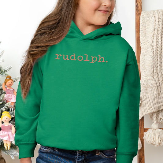 Rudolph Puff Print | Toddler Graphic Hoodie