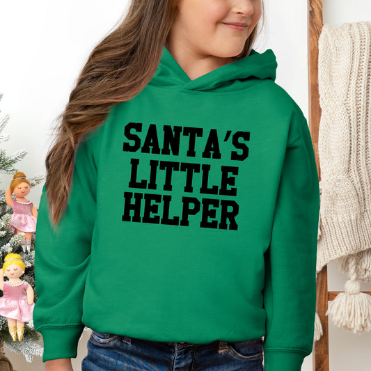 Santa's Little Helper Words | Toddler Graphic Hoodie