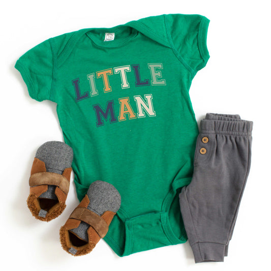 Little Man Bold | Baby Graphic Short Sleeve Onesie