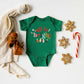 All Is Bright Christmas Lights | Baby Graphic Short Sleeve Onesie