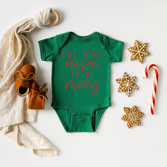 Reason To Be Merry | Baby Graphic Short Sleeve Onesie