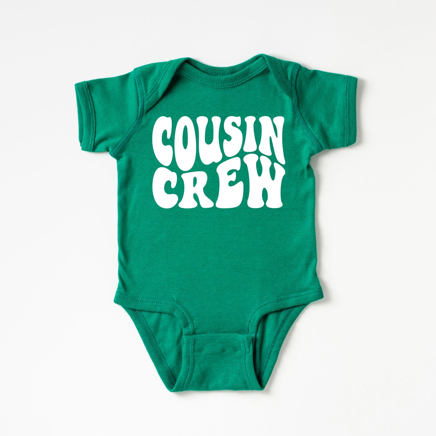 Cousin Crew Wavy | Baby Graphic Short Sleeve Onesie