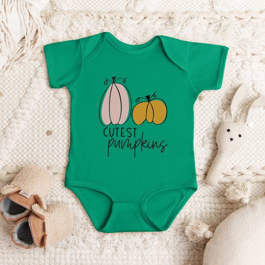 Cutest Pumpkins | Baby Graphic Short Sleeve Onesie