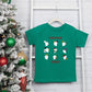 Christmas Spirits Red Words | Toddler Graphic Short Sleeve Tee