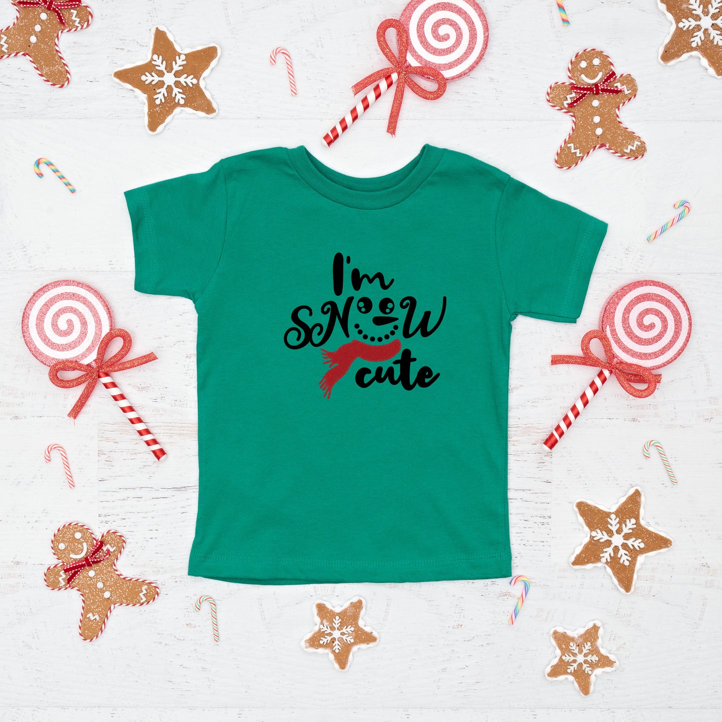 I'm Snow Cute Glitter | Toddler Graphic Short Sleeve Tee