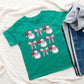 Coquette Santa Chart | Toddler Graphic Short Sleeve Tee