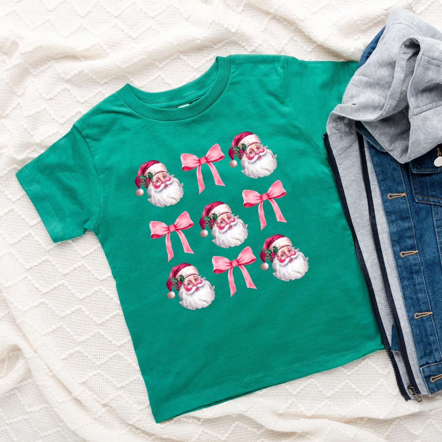 Coquette Santa Chart | Toddler Graphic Short Sleeve Tee