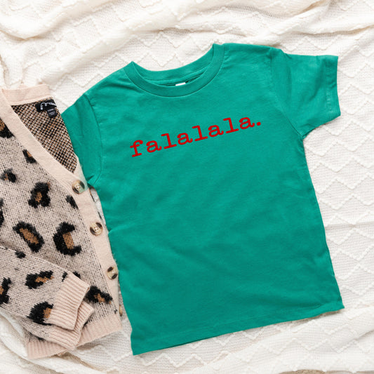 Fa La La Puff Print | Toddler Graphic Short Sleeve Tee