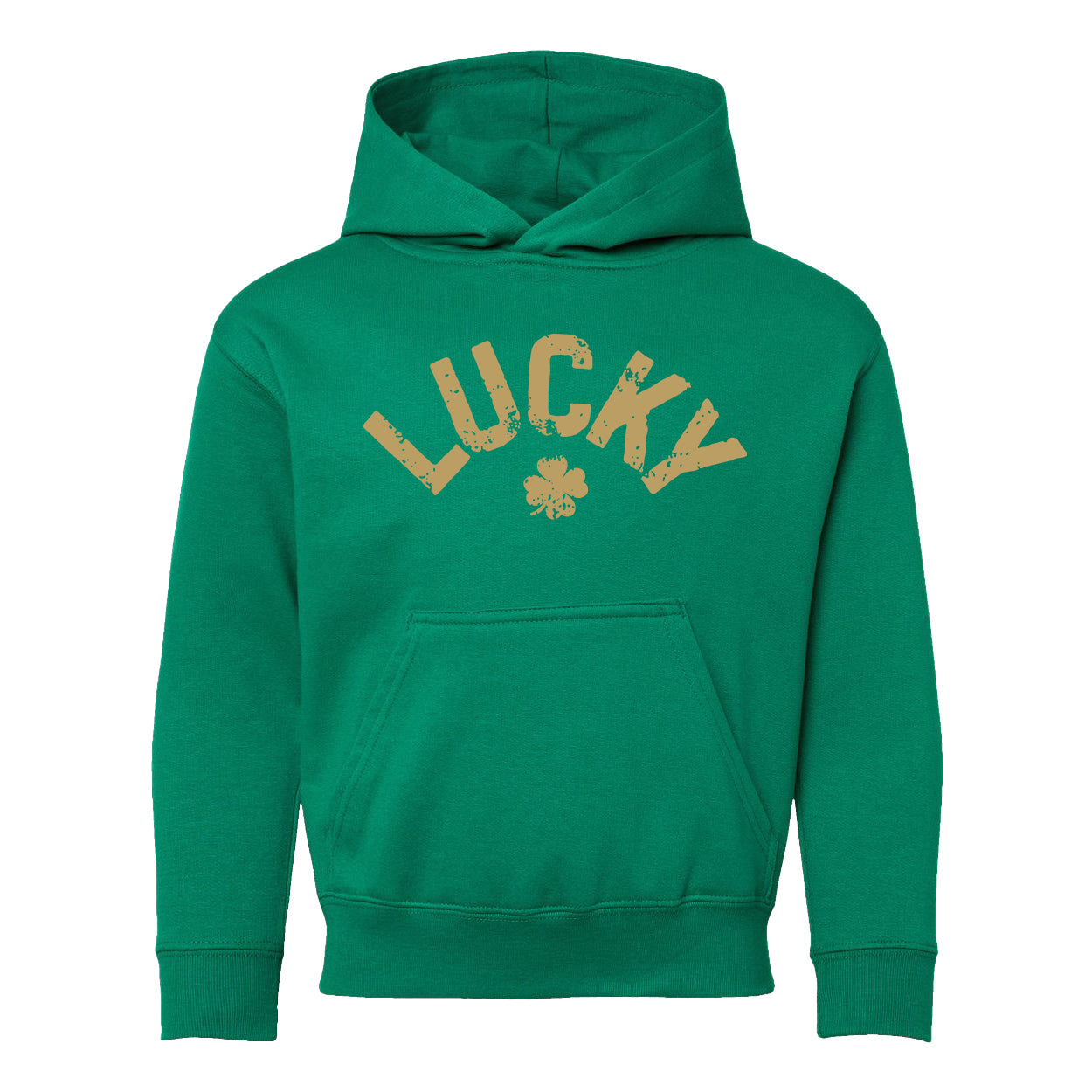 Lucky Arched Distressed | Youth Graphic Hoodie