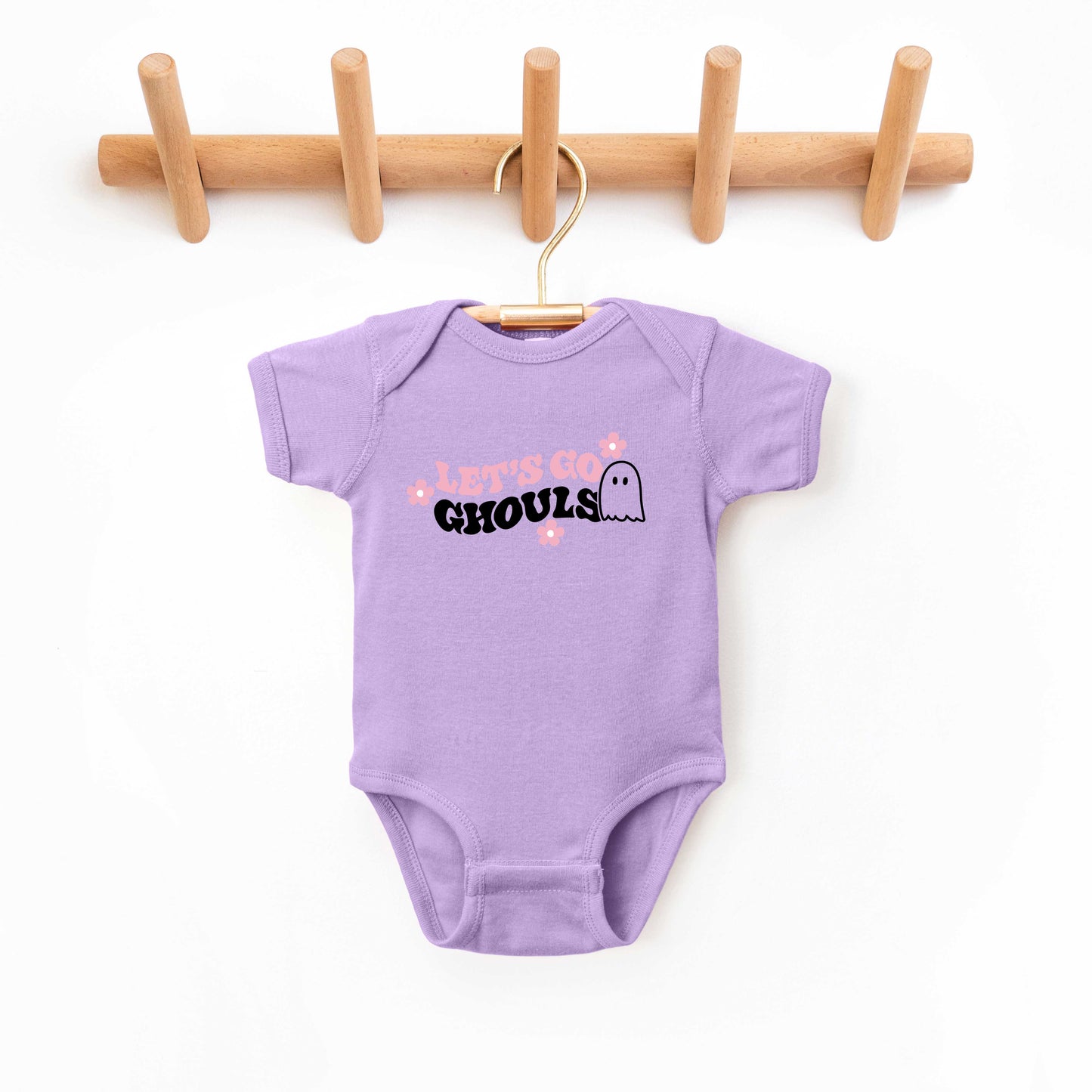 Ghost Let's Go Ghouls | Baby Graphic Short Sleeve Onesie