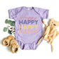 Happy Stacked | Baby Graphic Short Sleeve Onesie