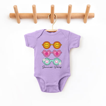 Sunnies Summer Vibes | Baby Graphic Short Sleeve Onesie