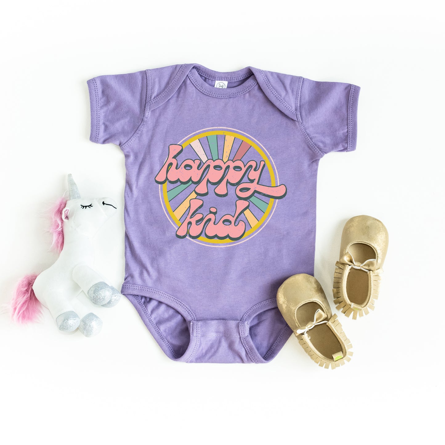 Happy Kid Rays | Baby Graphic Short Sleeve Onesie