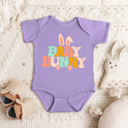 Baby Bunny Ears | Baby Graphic Short Sleeve Onesie