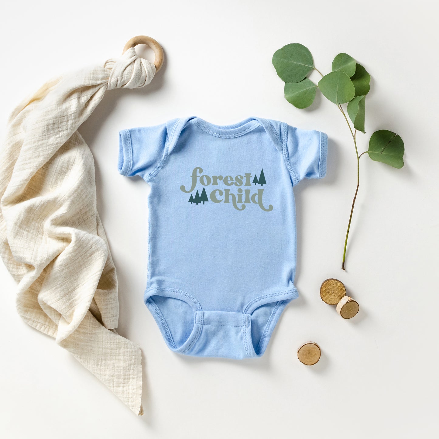 Forest Child | Baby Graphic Short Sleeve Onesie