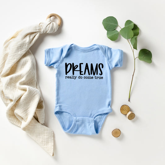 Dreams Really Do Come True | Baby Graphic Short Sleeve Onesie