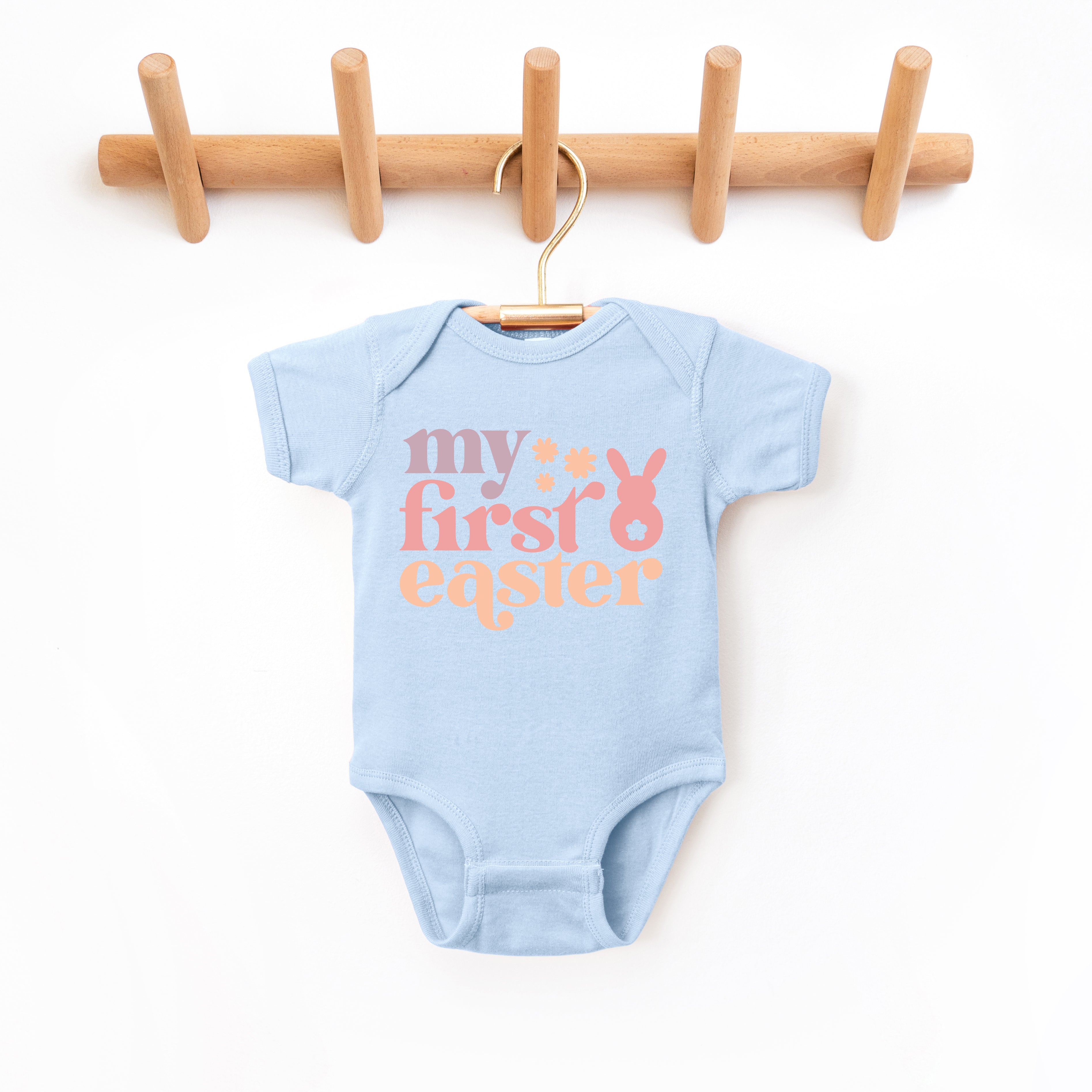 My First Easter Baby Graphic Short Sleeve Onesie