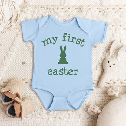 Bunny First Easter | Baby Graphic Short Sleeve Onesie