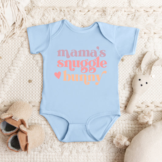 Mama's Snuggle Bunny | Baby Graphic Short Sleeve Onesie