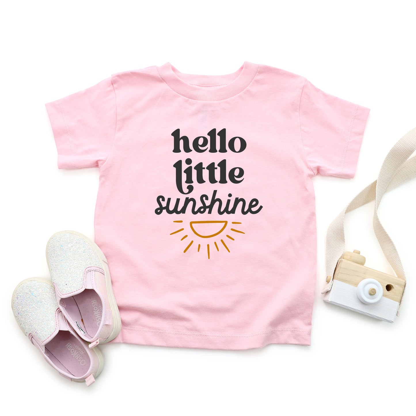 Hello Little Sunshine | Toddler Graphic Short Sleeve Tee