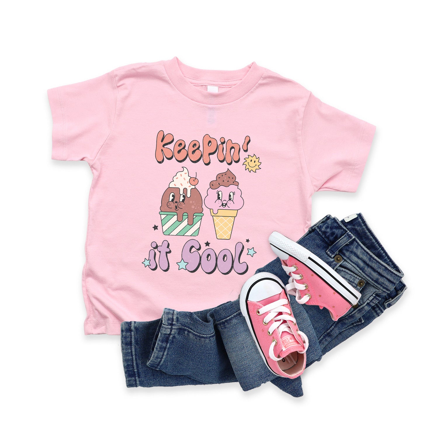 Keepin' It Cool Ice Cream | Youth Graphic Short Sleeve Tee