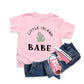 Little Island Babe | Toddler Graphic Short Sleeve Tee