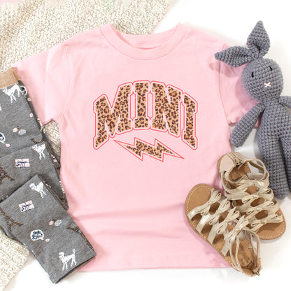 Mini Leopard Lightning Bolt | Toddler Graphic Short Sleeve Tee