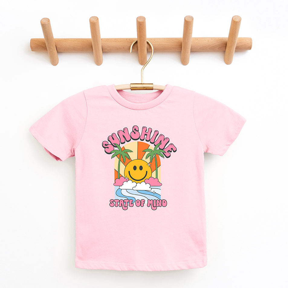 Sunshine State Of Mind Smiley | Toddler Graphic Short Sleeve Tee