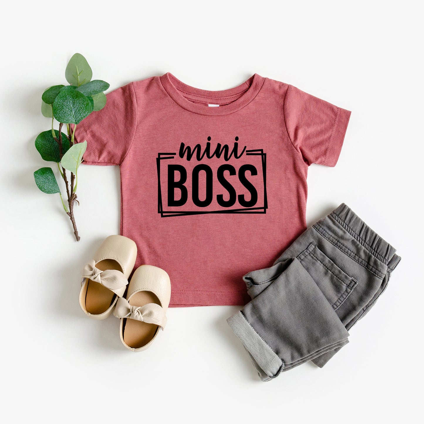 Mini Boss | Toddler Graphic Short Sleeve Tee