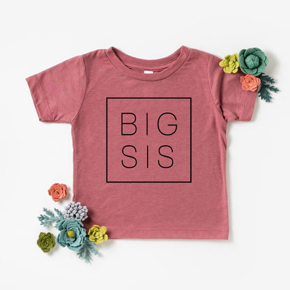 Big Sis Square | Toddler Graphic Short Sleeve Tee