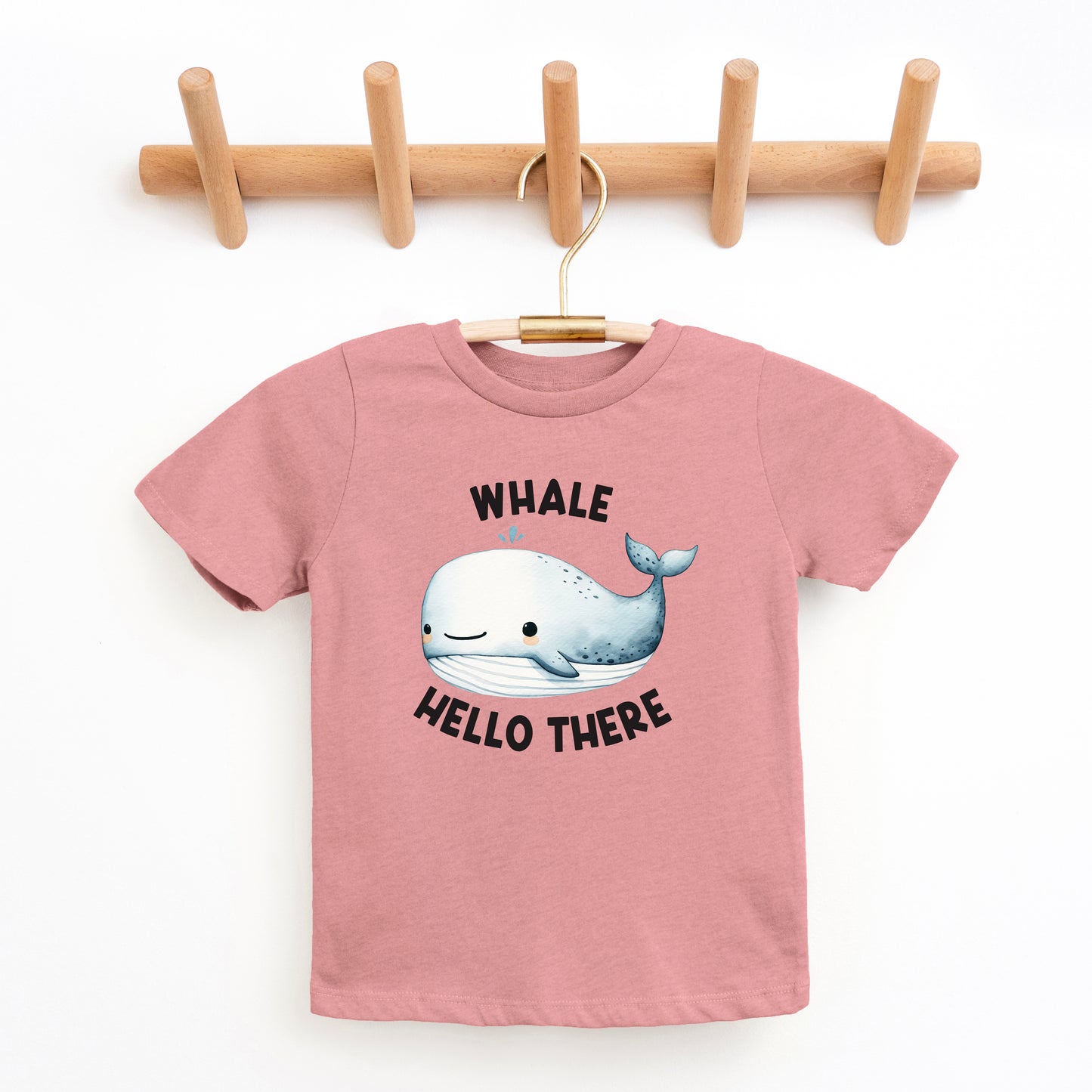 Whale Hello There | Toddler Graphic Short Sleeve Tee