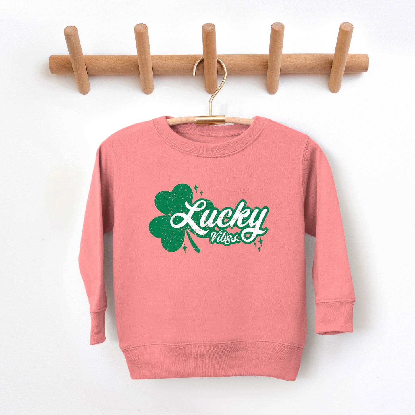 Lucky Vibes Clover | Youth Ultra-Soft Graphic Sweatshirt