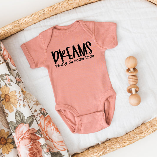 Dreams Really Do Come True | Baby Graphic Short Sleeve Onesie