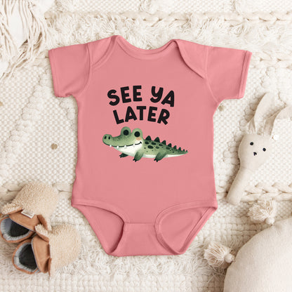 See You Later Alligator | Baby Graphic Short Sleeve Onesie