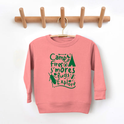 Camp Fire S'mores | Toddler Graphic Sweatshirt