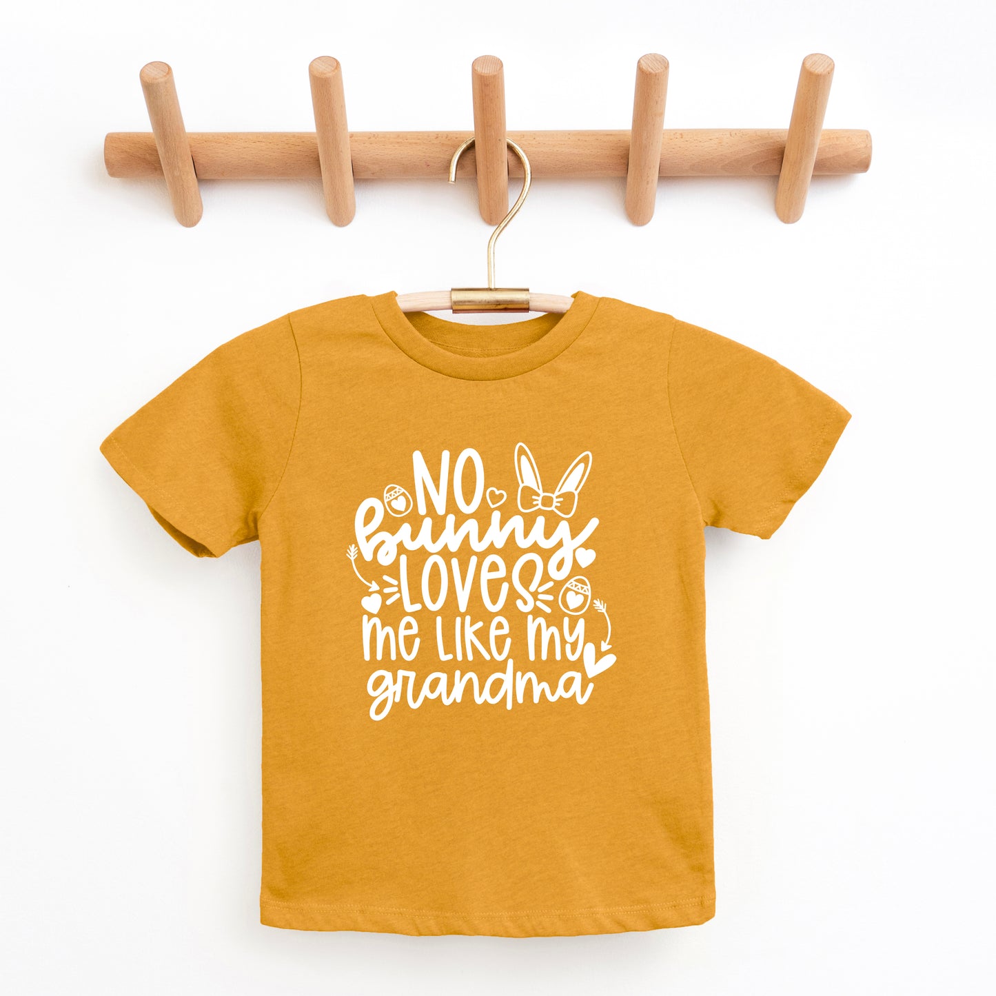 No Bunny Loves Me Like Grandma | Youth Graphic Short Sleeve Tee