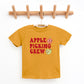 Cartoon Apple Picking Crew | Youth Graphic Short Sleeve Tee