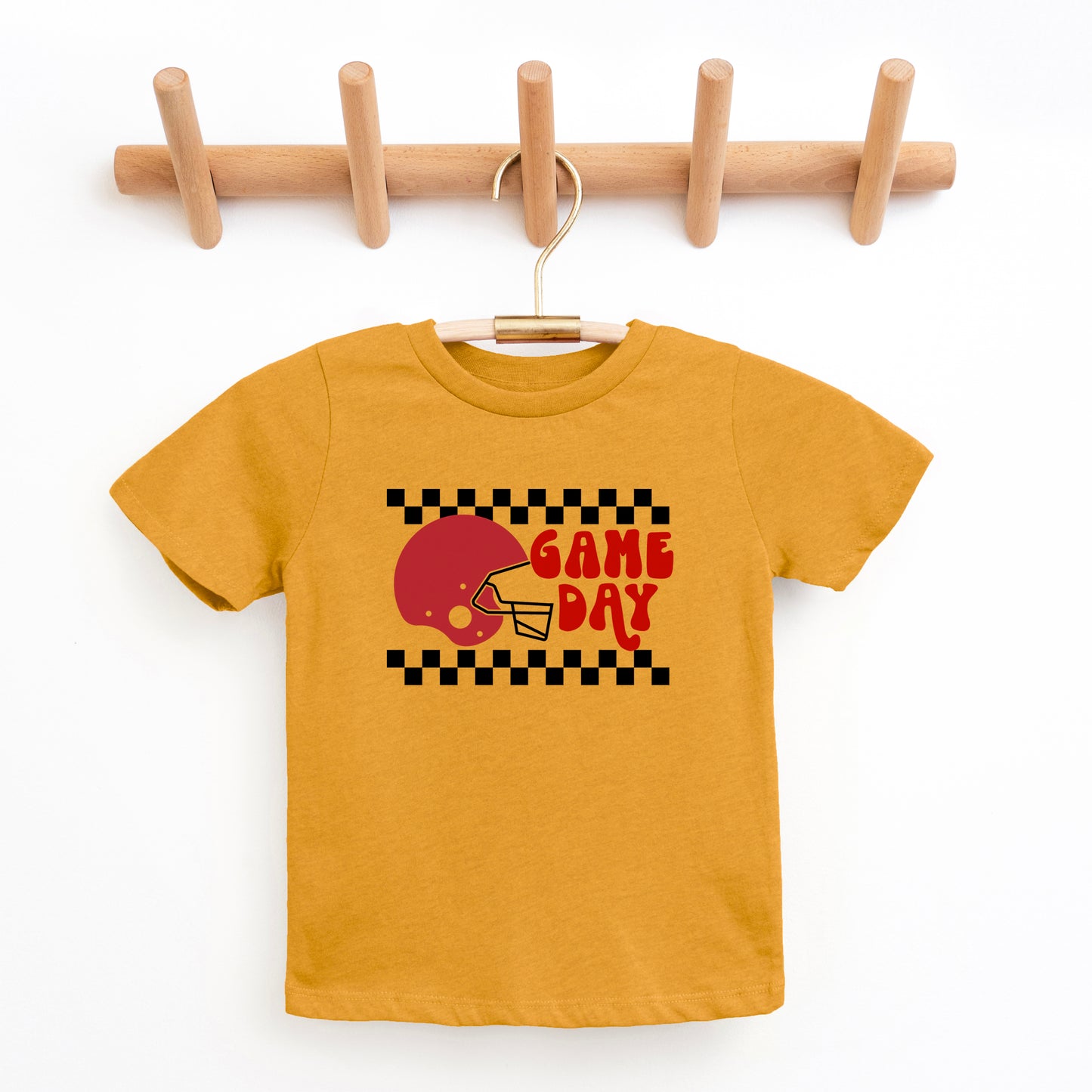 Checkered Game Day | Youth Graphic Short Sleeve Tee