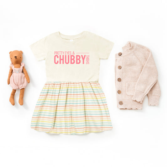 Pretty Eyes Chubby Thighs | Infant Dress