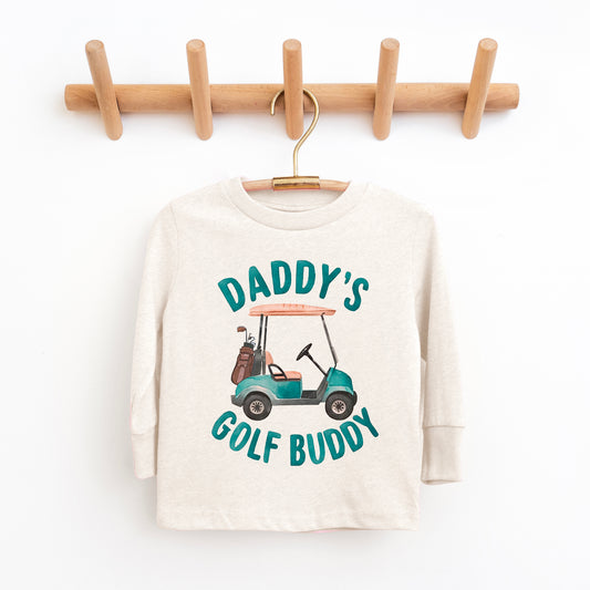 Daddy's Golf Buddy | Toddler Graphic Long Sleeve Tee