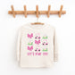 Let's Par Tee Coquette | Toddler Graphic Long Sleeve Tee