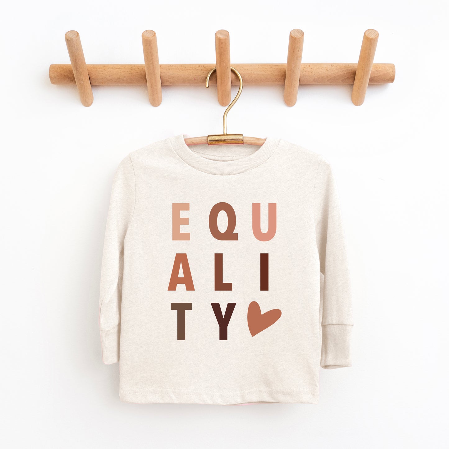 Equality Heart | Toddler Graphic Long Sleeve Tee