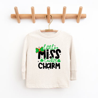 Little Miss Lucky Charm | Youth Graphic Long Sleeve Tee