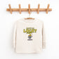 Happy Go Lucky Pot of Gold | Youth Graphic Long Sleeve Tee