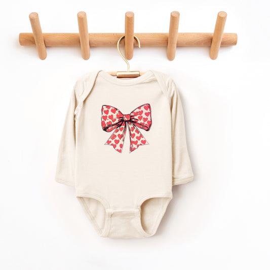 Coquette Hearts | Baby Graphic Long Sleeve Onesie