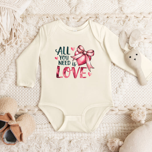 All You Need Is Love Coquette | Baby Graphic Long Sleeve Onesie