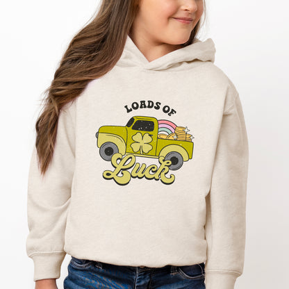 Loads of Luck Retro Truck | Toddler Graphic Hoodie