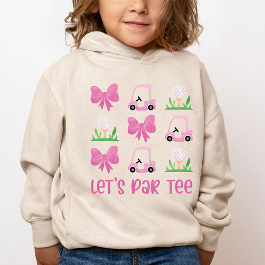 Let's Par Tee Coquette | Toddler Graphic Hoodie